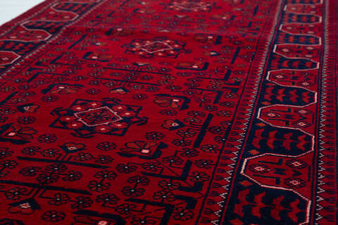 Chobi Red Runner Hand Knotted 29 X 1810 Area Rug 700-157125 Image 3