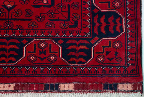 Chobi Red Runner Hand Knotted 29 X 1810 Area Rug 700-157125 Image 4