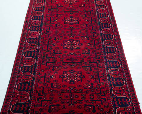 Chobi Red Runner Hand Knotted 29 X 1810 Area Rug 700-157125 Image 5