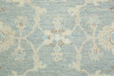 Chobi Grey Runner Hand Knotted 40 X 146 Area Rug 700-157129 Image 6
