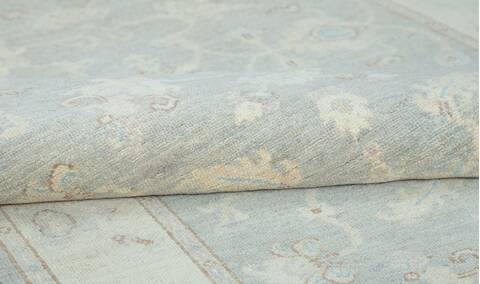 Chobi Grey Runner Hand Knotted 40 X 146 Area Rug 700-157129 Image 7