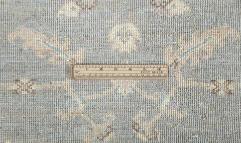 Chobi Grey Runner Hand Knotted 40 X 146 Area Rug 700-157129 Image 8