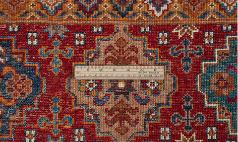 Chobi Blue Runner Hand Knotted 26 X 68 Area Rug 700-157130 Image 8