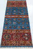 Chobi Blue Runner Hand Knotted 26 X 68 Area Rug 700-157130 Thumb 1