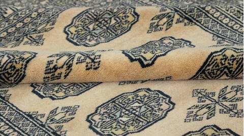Bokhara Beige Hand Knotted 48 X 67 Area Rug 700-157131 Image 7