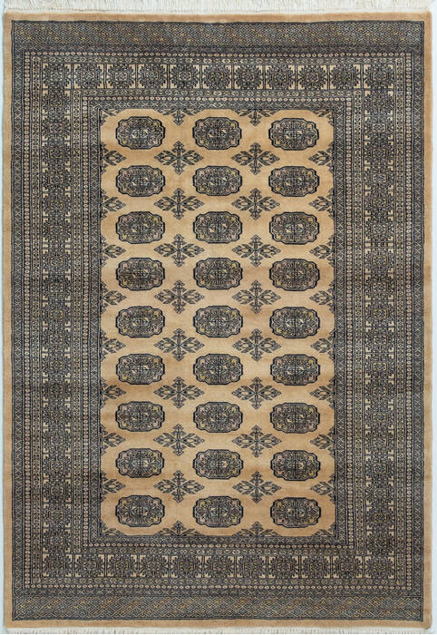 Bokhara Beige Hand Knotted 48 X 67 Area Rug 700-157131 Image 0