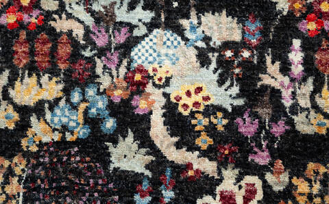 Chobi Black Hand Knotted 511 X 80 Area Rug 700-157132 Image 6