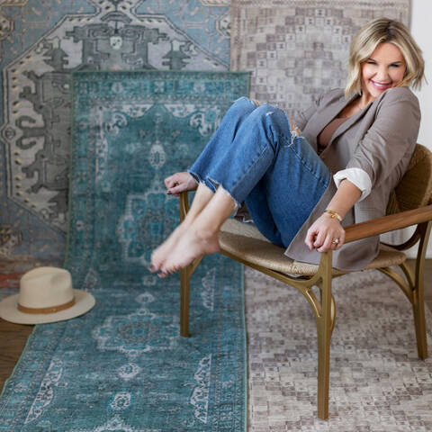 Jaipur Living Harman By Kate Lester Blue 76 X 100 Area Rug RUG152918 803-157145 Image 8