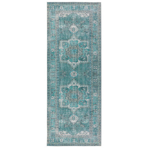 Jaipur Living Harman Hold By Kate Lester Blue Runner 31 X 80 Area Rug RUG154766 803-157168 Image 0