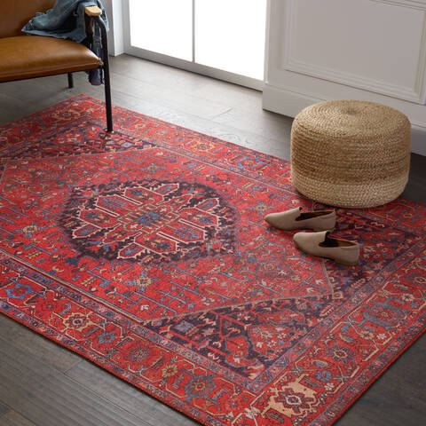 Jaipur Living Harman By Kate Lester Red Runner 26 X 100 Area Rug RUG153237 803-157183 Image 5