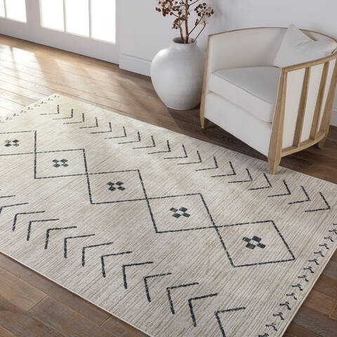 Jaipur Living Nadine Beige Runner 28 X 100 Area Rug RUG154219 803-157430 Image 4