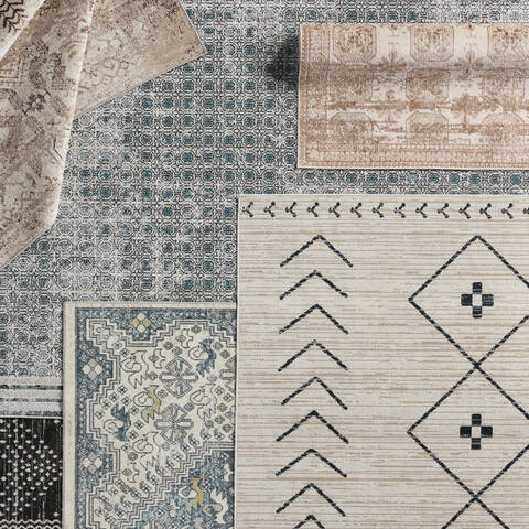 Jaipur Living Nadine Beige Runner 28 X 100 Area Rug RUG154219 803-157430 Image 9