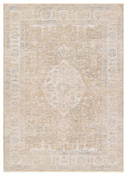 Jaipur Living Vekhea Yellow Rectangle 8x11 ft  Carpet 157558