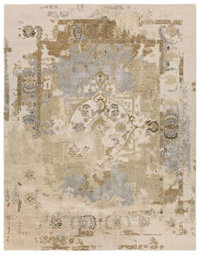 Jaipur Living Citrine Brown Rectangle 8x10 ft  Carpet 157607