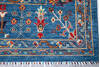 Chobi Blue Hand Knotted 120 X 148  Area Rug 700-157706 Thumb 5