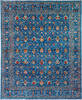 Chobi Blue Hand Knotted 120 X 148  Area Rug 700-157706 Thumb 0