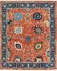 Chobi Orange Hand Knotted 82 X 911 Area Rug 700-157707 Thumb 0