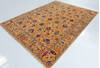 Chobi Yellow Hand Knotted 91 X 120  Area Rug 700-157708 Thumb 2