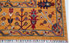 Chobi Yellow Hand Knotted 91 X 120  Area Rug 700-157708 Thumb 4