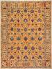 Chobi Yellow Hand Knotted 91 X 120  Area Rug 700-157708 Thumb 0