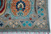 Chobi Grey Hand Knotted 81 X 96 Area Rug 700-157709 Thumb 4