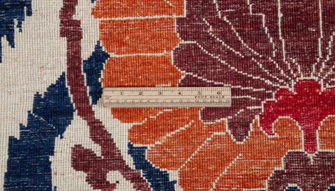 Chobi White Hand Knotted 83 X 910 Area Rug 700-157710 Image 8
