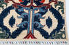 Chobi White Hand Knotted 83 X 910 Area Rug 700-157710 Thumb 4
