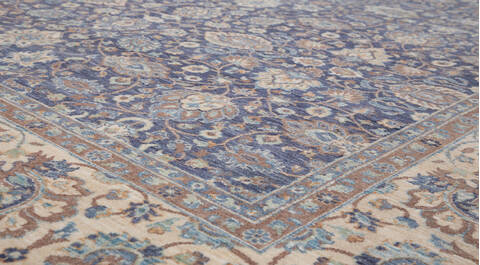 Chobi Grey Hand Knotted 90 X 122 Area Rug 700-157712 Image 3