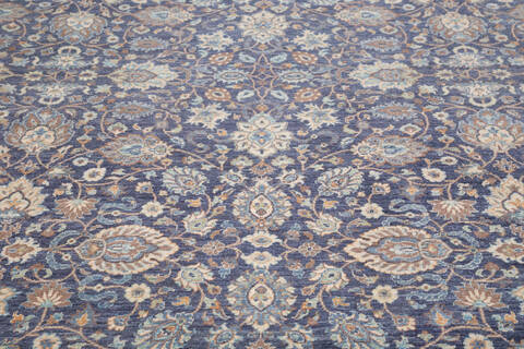 Chobi Grey Hand Knotted 90 X 122 Area Rug 700-157712 Image 5
