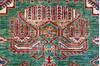 Kazak Green Hand Knotted 40 X 60  Area Rug 700-157714 Thumb 6