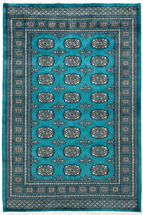 Bokhara Green Hand Knotted 42 X 62 Area Rug 700-157717 Image 0
