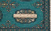 Bokhara Green Hand Knotted 42 X 62  Area Rug 700-157717 Thumb 7