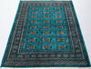 Bokhara Green Hand Knotted 42 X 62  Area Rug 700-157717 Thumb 1