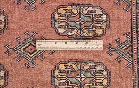 Bokhara Pink Hand Knotted 43 X 61 Area Rug 700-157718 Image 7