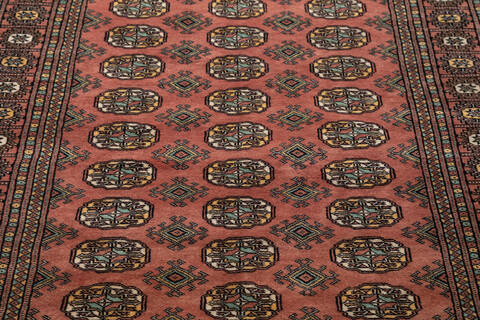 Bokhara Pink Hand Knotted 42 X 511  Area Rug 700-157719 Image 5