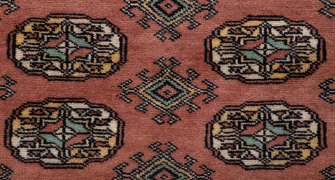 Bokhara Pink Hand Knotted 42 X 511  Area Rug 700-157719 Image 6