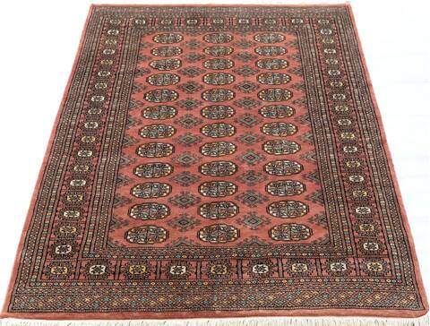 Bokhara Pink Hand Knotted 42 X 511 Area Rug 700-157719 Image 1
