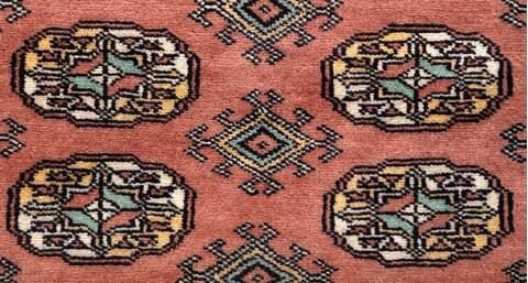 Bokhara Pink Hand Knotted 42 X 511 Area Rug 700-157719 Image 6