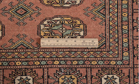 Bokhara Pink Hand Knotted 42 X 511 Area Rug 700-157719 Image 8