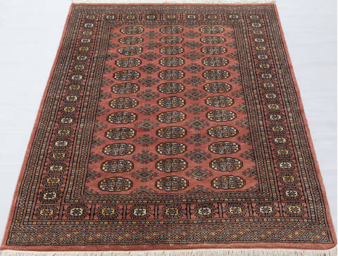 Bokhara Pink Hand Knotted 42 X 511  Area Rug 700-157719 Image 1