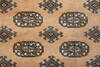 Bokhara Beige Hand Knotted 69 X 98  Area Rug 700-157720 Thumb 6