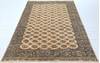 Bokhara Beige Hand Knotted 69 X 98  Area Rug 700-157720 Thumb 1