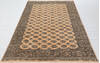 Bokhara Beige Hand Knotted 69 X 98  Area Rug 700-157720 Thumb 1