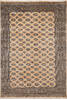 Bokhara Beige Hand Knotted 69 X 98  Area Rug 700-157720 Thumb 0