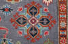 Kazak Grey Hand Knotted 69 X 97 Area Rug 700-157722 Thumb 6