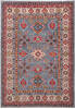 Kazak Grey Hand Knotted 69 X 97 Area Rug 700-157722 Thumb 0