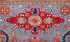 Kazak Grey Hand Knotted 50 X 610  Area Rug 700-157724 Thumb 6