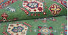 Kazak Green Hand Knotted 40 X 58 Area Rug 700-157725 Thumb 7