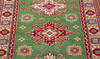 Kazak Green Runner Hand Knotted 210 X 62  Area Rug 700-157726 Thumb 5