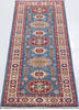 Kazak Blue Runner Hand Knotted 21 X 59 Area Rug 700-157727 Thumb 1